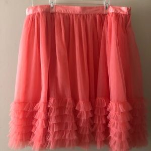 Fluffy Pink Tulle Skirt